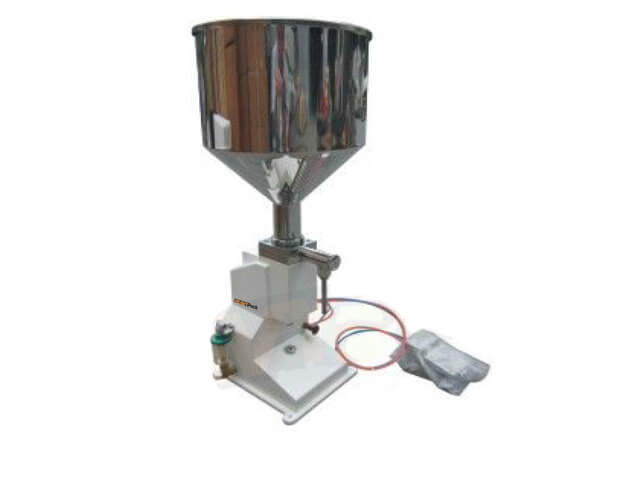 Mesin Pengisi Produk Cair Pasta Semi-Auto Seperti Mayonaise / Saus / Sambal / Minyak / Syrup / Shampoo dan Sabun Cuci A02