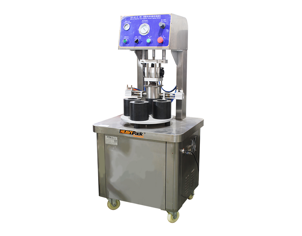 Mesin Pengemas atau Penutup Botol / Toples Kaca Dengan 4 Slot Toples Madu / Gula / Kopi / Selai / Mayonaise BZX65-4