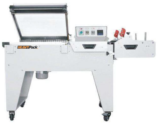 Gabungan Mesin Sleeve dengan Mesin Shrink Menjadi 2 In 1 Pengemas Buku / Majalah / Botol Lem / Kotak Susu / Kotak Handphone DFM-5540