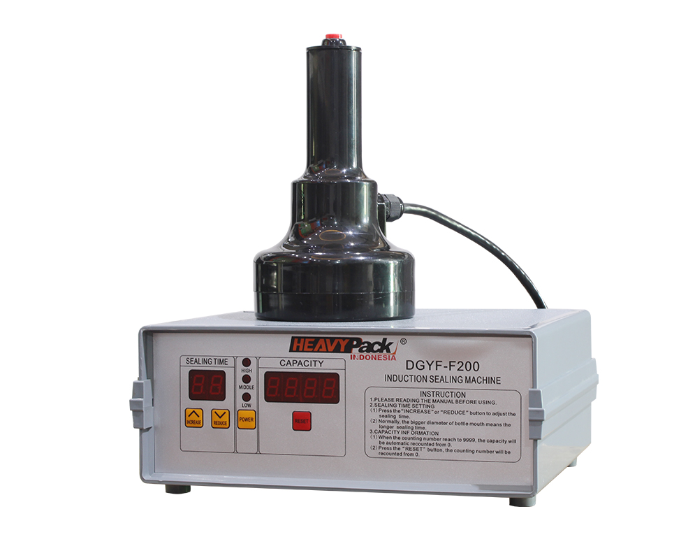 Mesin Penyegel Lubang Botol Obat / Sirup / Madu Kotak atau bulat DGYF-200