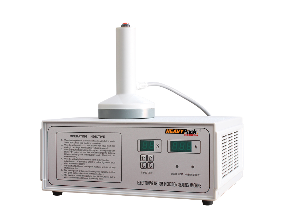 Mesin Penyegel Lubang Botol Obat / Sirup / Madu Kotak atau bulat dengan Aluminium Foil DGYF-S500A