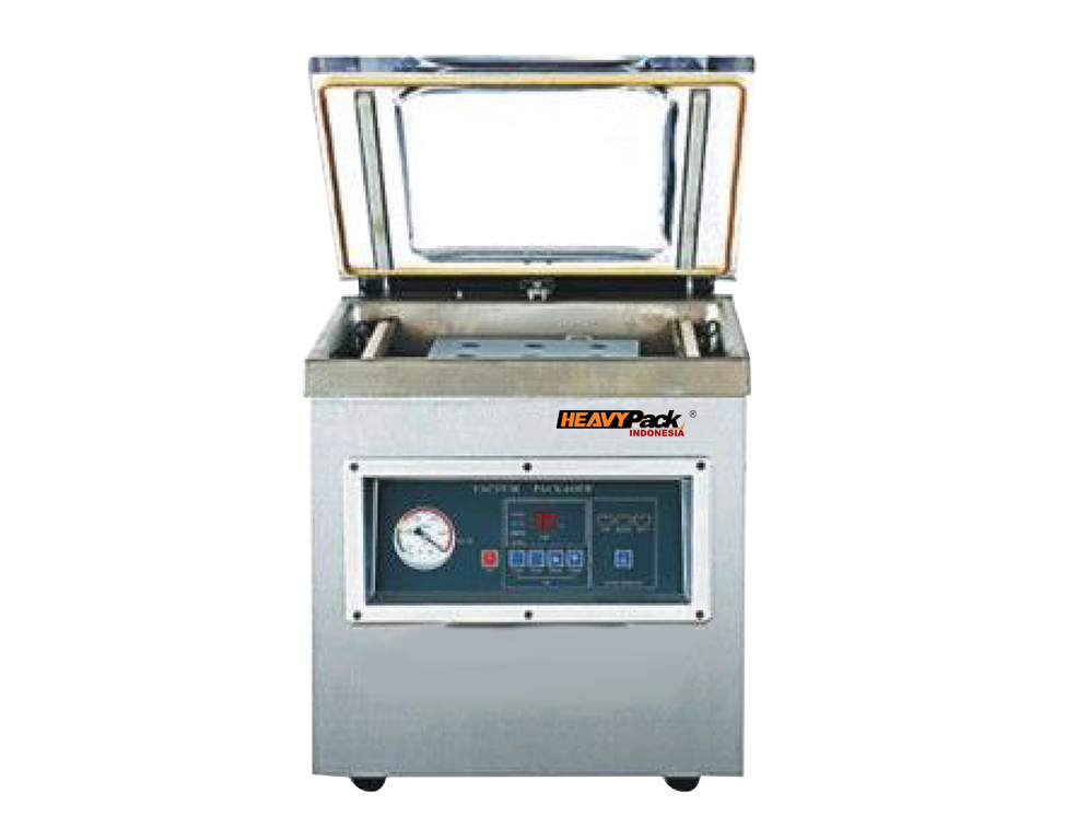 Mesin Vacuum Penyedot Udara Dalam Kemasan Atau Kedap Udara Untuk Pengemas Ikan / Kacang / Popcorn / Biji Kopi / Kacang / Buah / Sosis / Nugget DZ300-2D