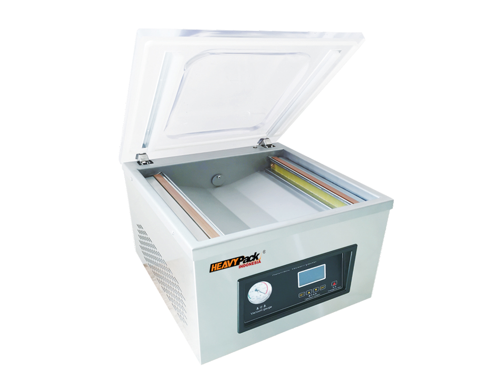 Mesin Vacuum Penyedot Udara Dalam Kemasan Atau Kedap Udara Untuk Pengemas Ikan / Kacang / Popcorn / Biji Kopi / Kacang / Buah DZ400-2F