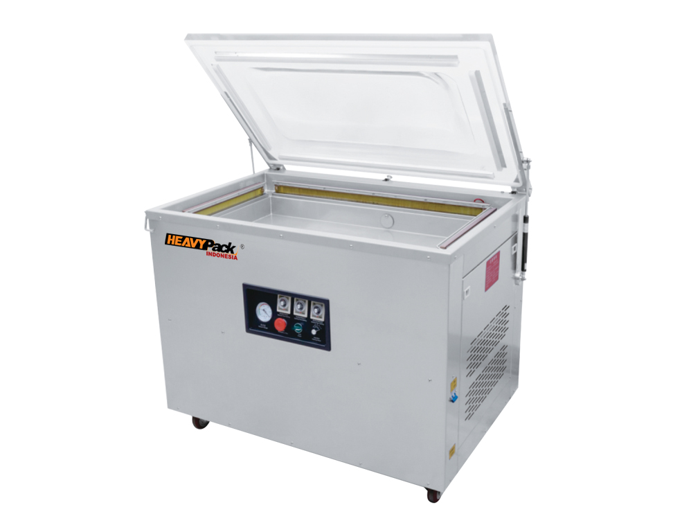 Mesin Vacuum Penyedot Udara Dalam Kemasan Atau Kedap Udara Untuk Pengemas Ikan / Kacang / Popcorn / Biji Kopi / Kacang / Buah DZ450-2E