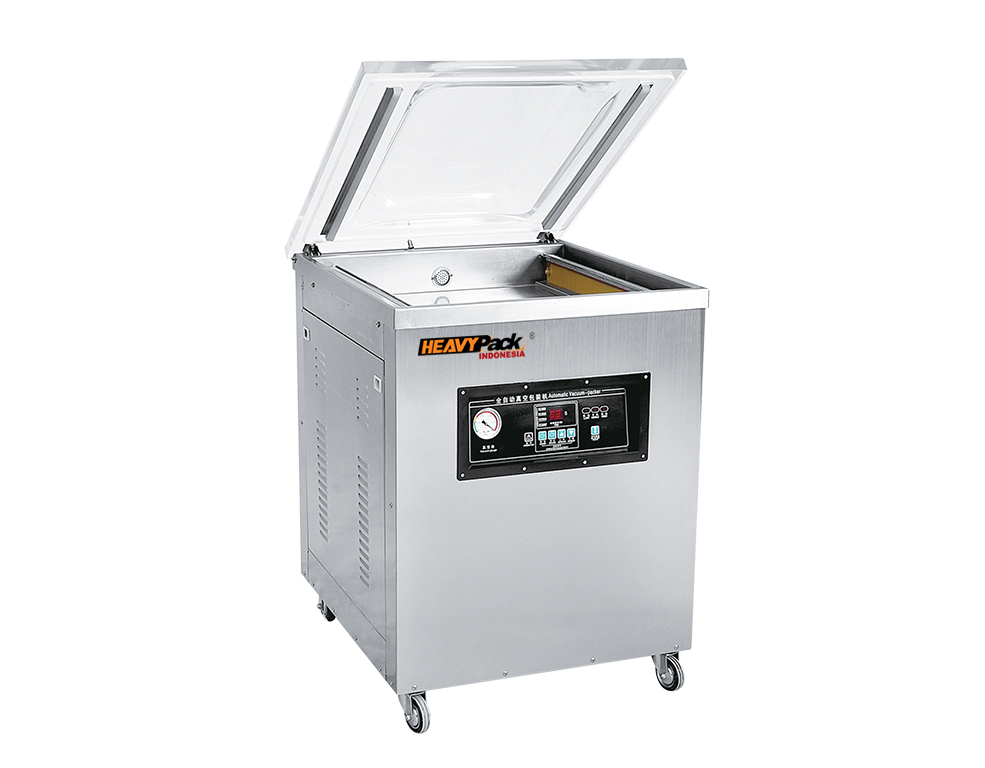 Mesin Vacuum Penyedot Udara Dalam Kemasan Atau Kedap Udara Untuk Pengemas Ikan / Kacang / Popcorn / Biji Kopi / Kacang / Buah DZ500-2E