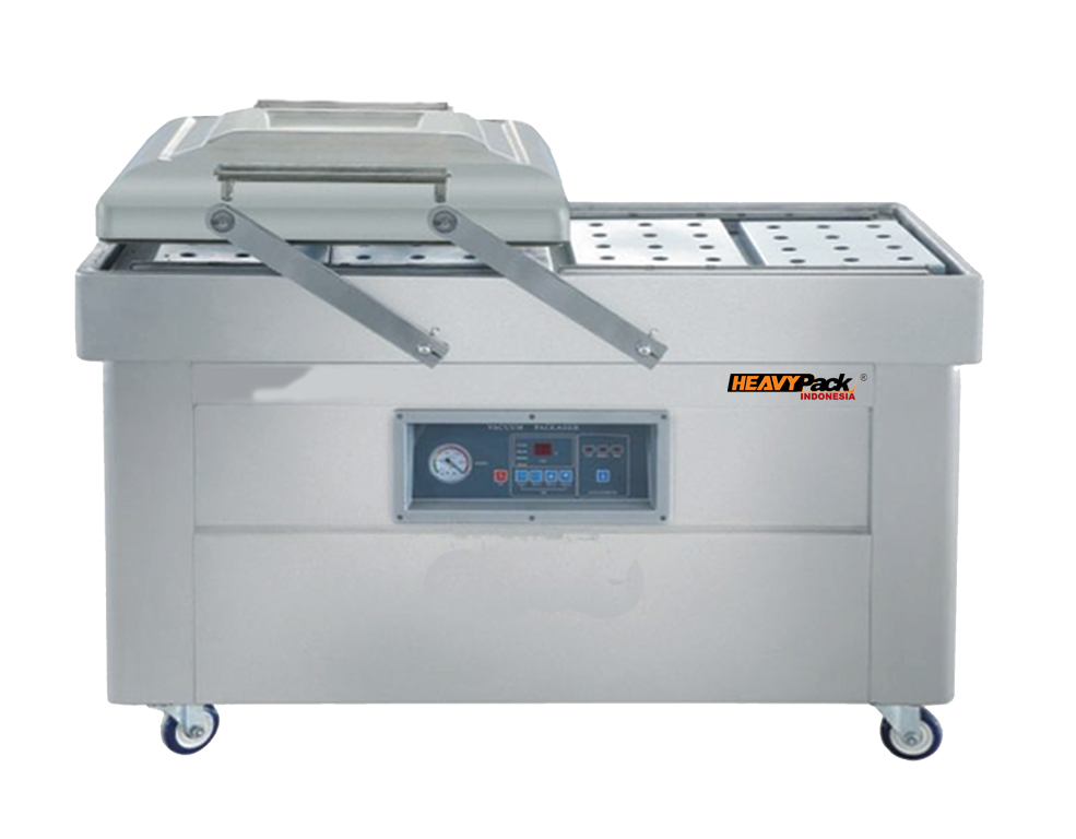 Mesin Vacuum Penyedot Udara Dalam Kemasan Atau Kedap Udara Double Chamber DZ500-2SB