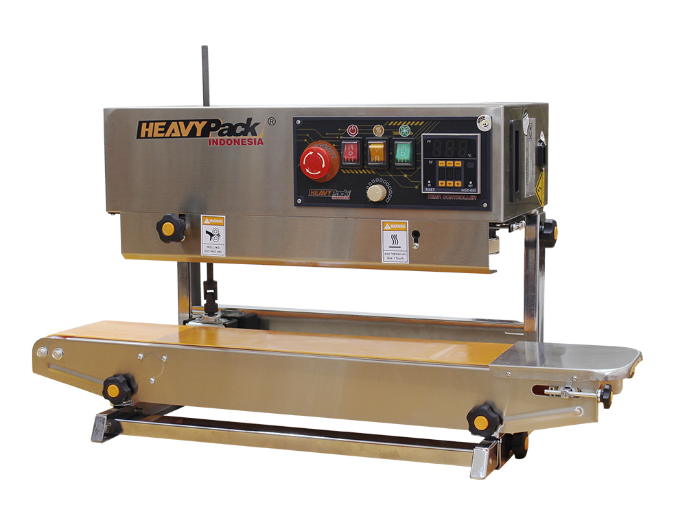 Mesin Band Sealer SV Pengemas Produk Kering Dan Basah Kacang / Gula / Biji Kopi / Permen / Sabun Cair Vertical FR-800SV