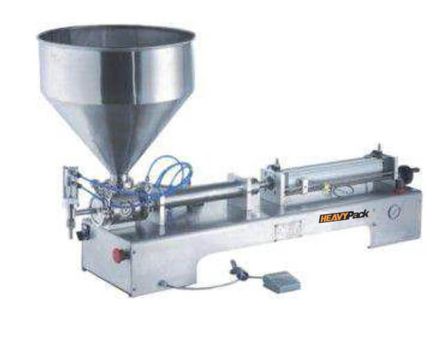 Mesin Pengisi Produk Cair Pasta Semi-Automatic Seperti Mayonaise / Saus / Sambal / Minyak / Syrup / Shampoo dan Sabun Cuci GCG-A