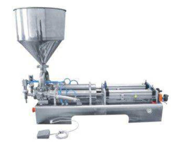 Mesin Pengisi Produk Cair Pasta Semi-Automatic Seperti Mayonaise / Saus / Sambal / Minyak / Syrup / Shampoo dan Sabun Cuci GCG-A2