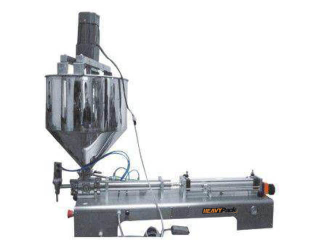 Mesin Pengisi Produk Cair Pasta Semi-Automatic Seperti Mayonaise / Saus / Sambal / Minyak / Syrup / Shampoo dan Sabun Cuci GCG-MIX