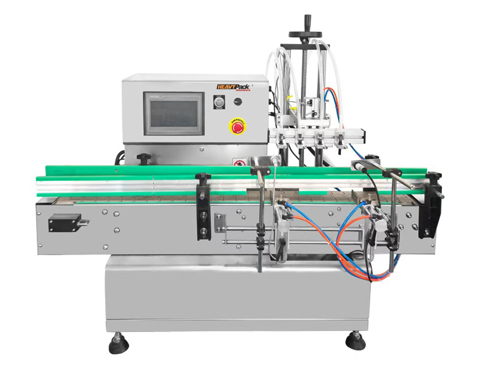 Mesin Filling Otomatis 1 Liter 4 Nozzle Untuk Minyak, Syrup, Sabun Cair, Pestisida Dan Lainnya GZ-S4T-5A