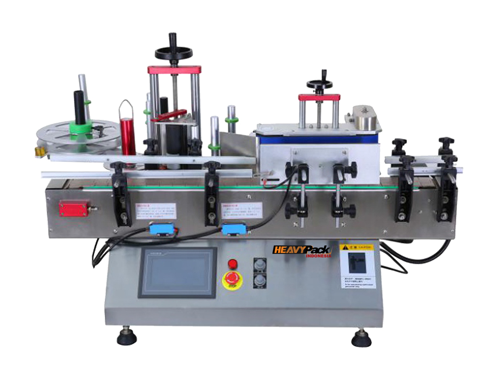 Mesin Pemasangan Label Lem / Syrup / Sambal / Bir Secara Otomatis PLM-150