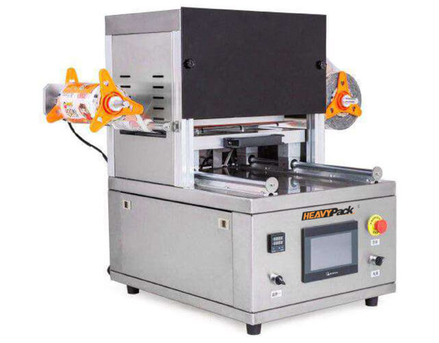 Mesin Tray Sealer Manual/Semi-Auto Dengan Pengisi Gas Kotak / Mesin Seal Salad / Puding / Agar-agar / Sayur Dll  TP260
