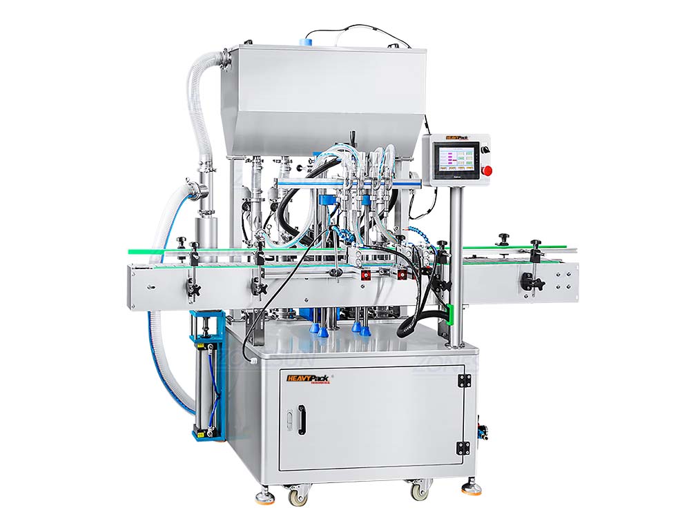 Mesin Pengisi Cairan Otomatis Susu / Syrup / Saus / Mayonaise / Sabun Cair / Kecap / Madu. ZS-YT4T4PX